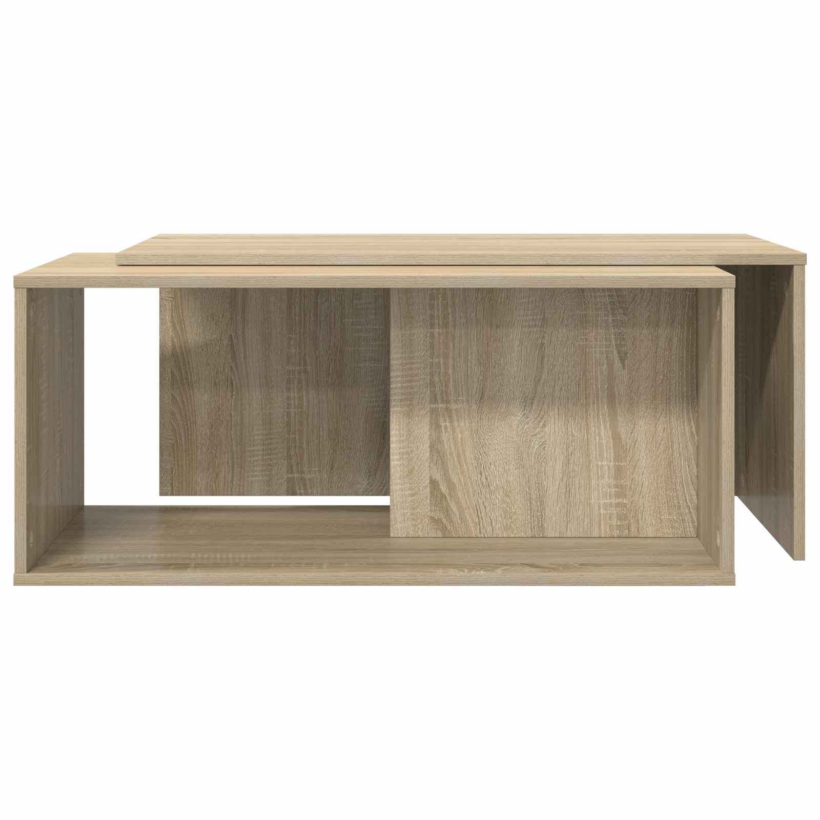 Koffietafel Set 2 pcs Sonoma Eiken Bewerkt hout | luizaXL | Dé meubelwinkel voor elk interieur Koffietafel Set 2 pcs Sonoma Eiken Bewerkt hout - Afbeelding 8