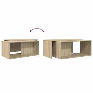 Sada konferenčních stolků 2 pcs Sonoma dub kompozitní dřevo - obrázek 13