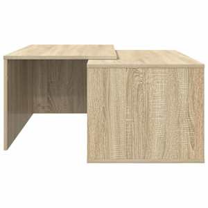 Sada konferenčních stolků 2 pcs Sonoma dub kompozitní dřevo - obrázek 9