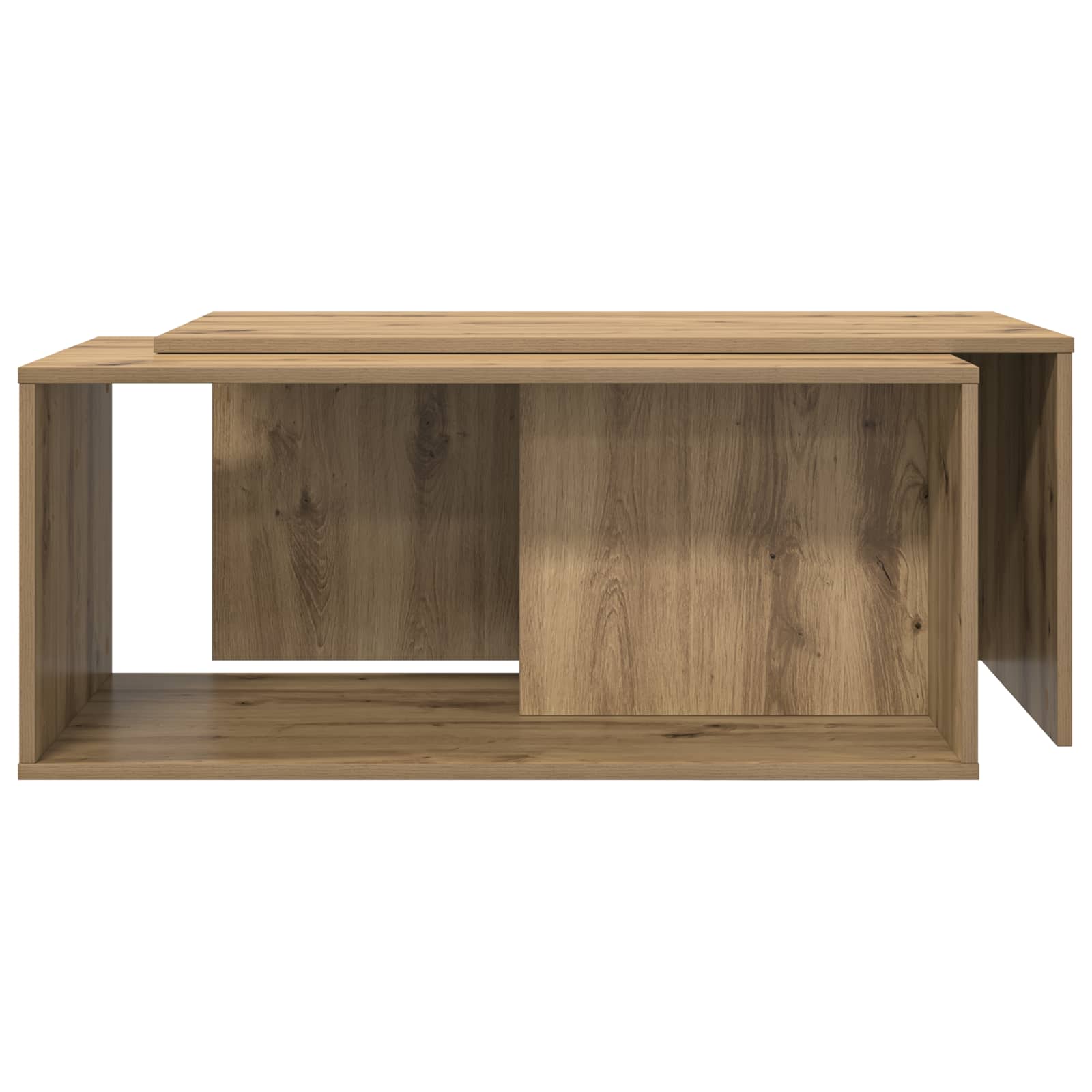 Koffietafel Set 2 pcs Artisan Eiken Bewerkt hout | luizaXL | Dé meubelwinkel voor elk interieur Koffietafel Set 2 pcs Artisan Eiken Bewerkt hout - Afbeelding 8