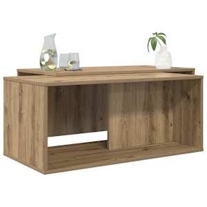 Sada konferenčních stolků 2 pcs Artisanový dub 90 x 48 x 40 cm - obrázek 3
