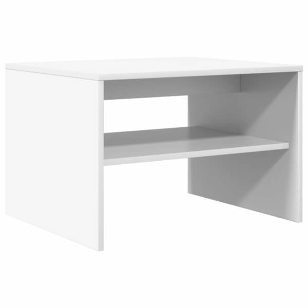 vidaXL Kohvilaud Valge 60 x 50 x 40 cm Tehispuit