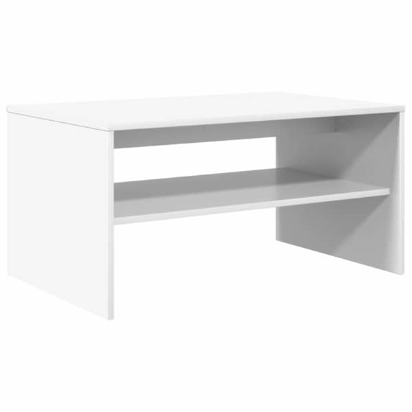 vidaXL Kohvilaud Valge 80 x 50 x 40 cm Tehispuit
