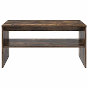 Konferenční stolek Kouřový dub 80 x 50 x 40 cm Kompozitní dřevo - obrázek 5