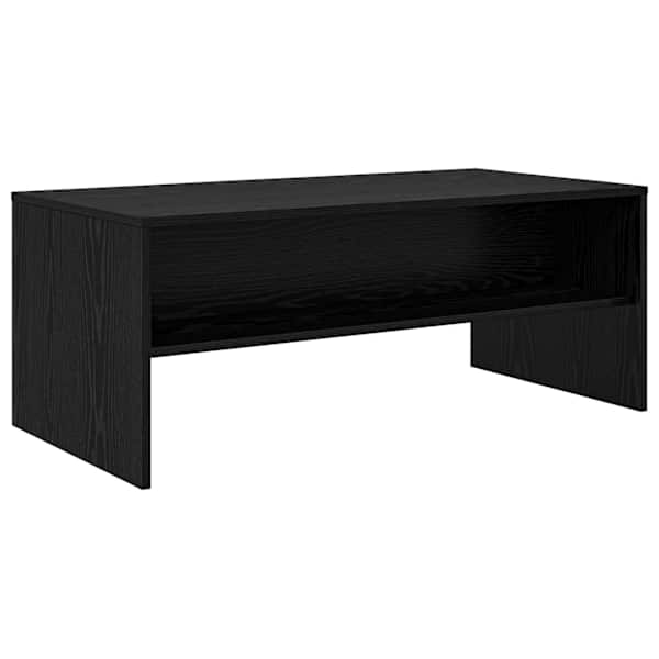 vidaXL Kohvilaud Must tamm 100 x 50 x 40 cm Tehispuit
