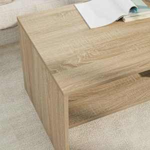 Konferenční stolek Sonoma dub 100 x 50 x 40 cm kompozitní dřevo - obrázek 4
