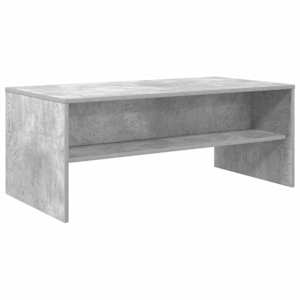 Konferenční stolek Betonově šedá 100 x 50 x 40 cm - obrázek 2