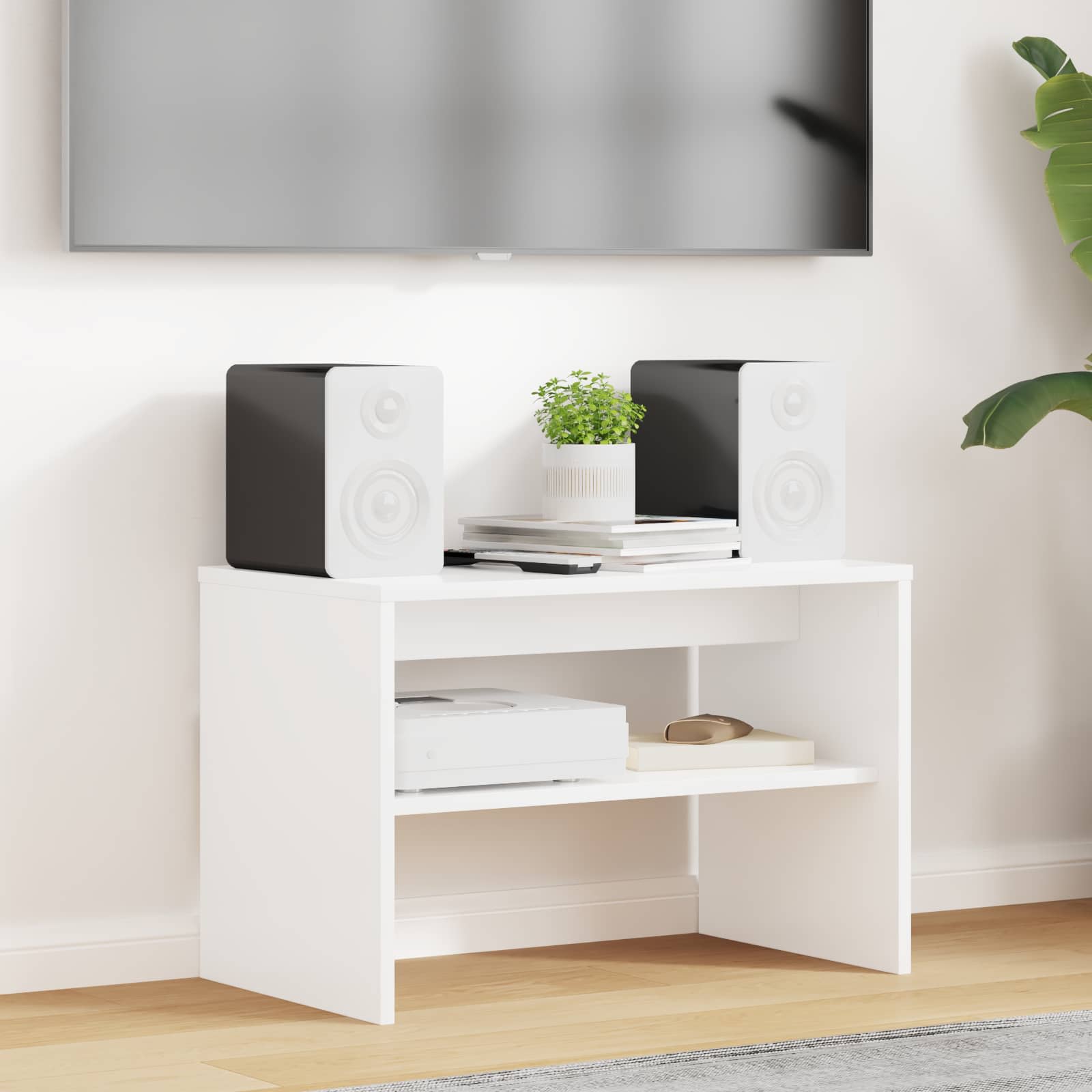 TV omarica Bela 60 x 35 x 40 cm Konstruiran les