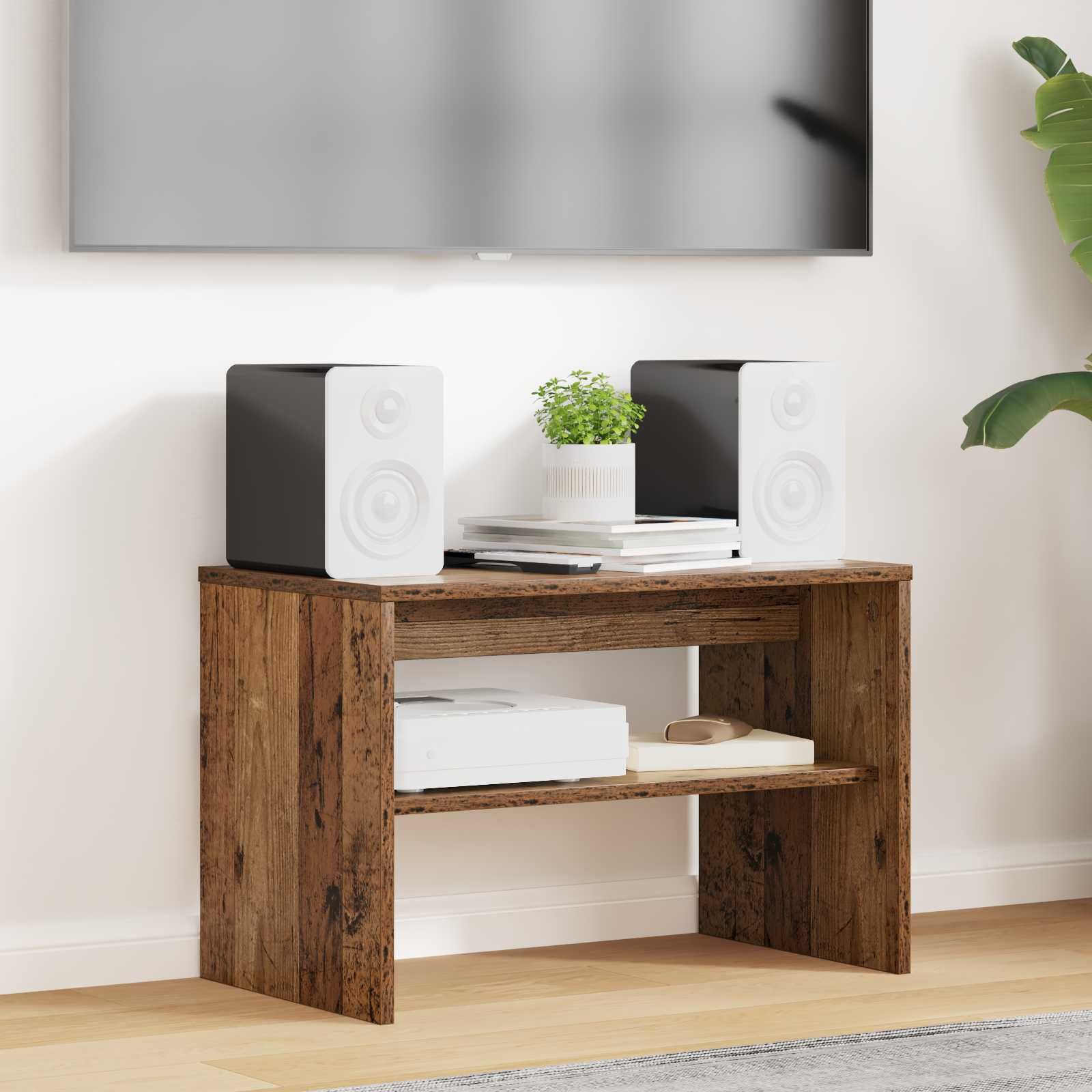 vidaXL Cabinet TV Lemn vechi 60 x 35 x 40 cm Lemn compozit