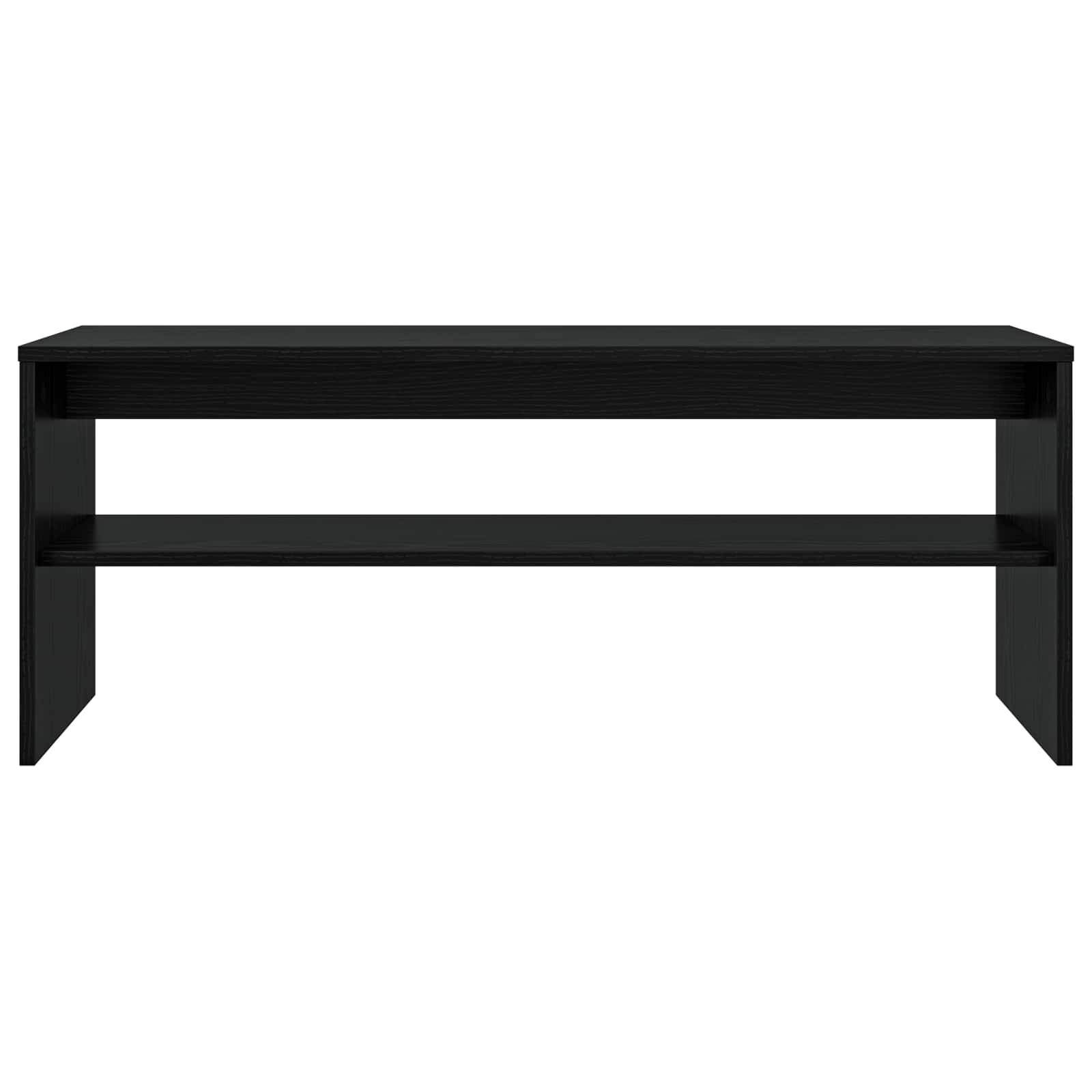 TV omarica Črna Orehovina 100 x 35 x 40 cm Konstruiran les - slika 5