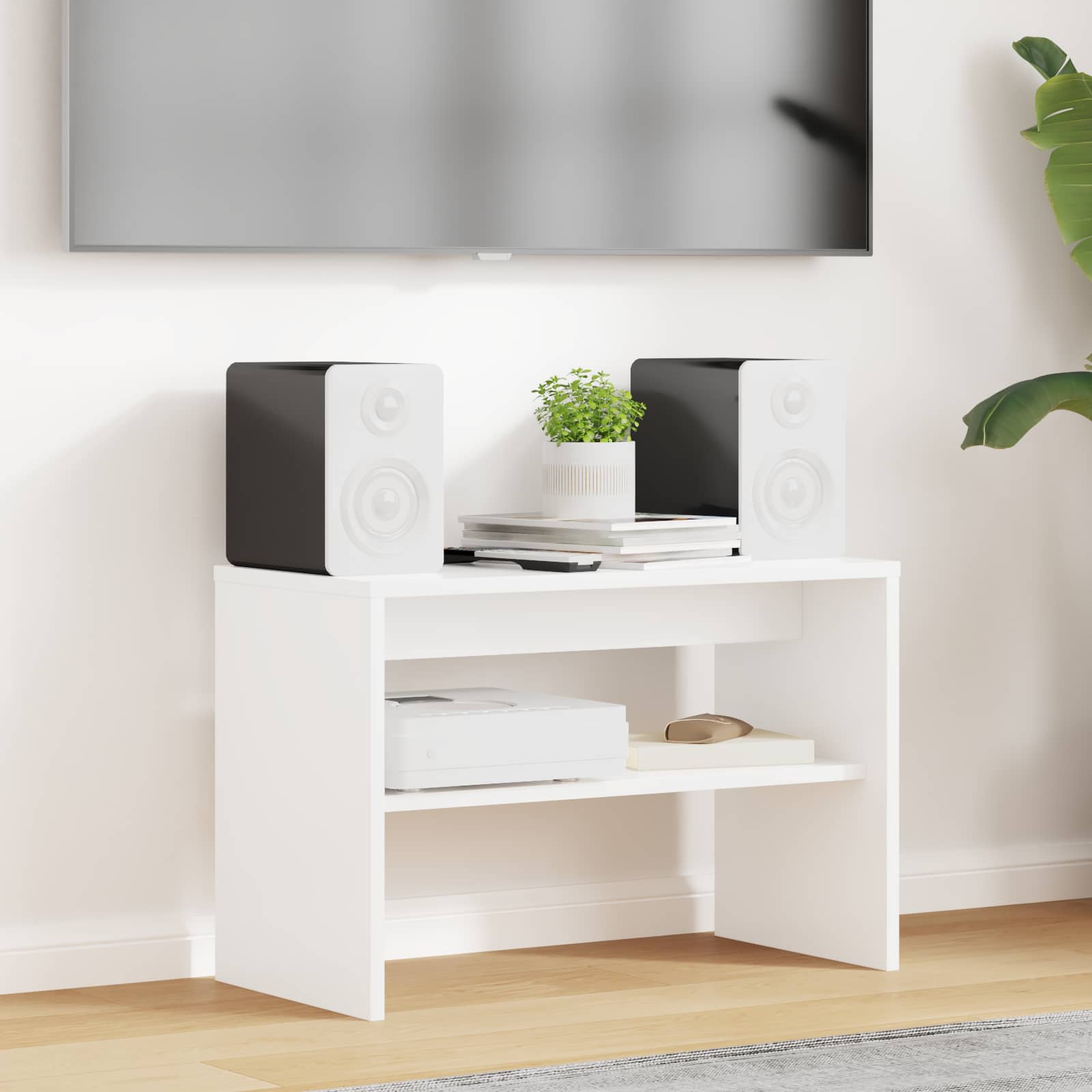 TV omarica Bela 60 x 30 x 40 cm Konstruiran les