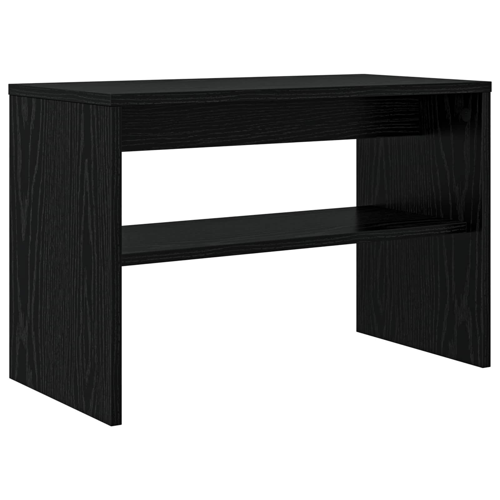 VidaXL Tv Kast Zwart Eiken 60 X 30 X 40 Cm Bewerkt Hout