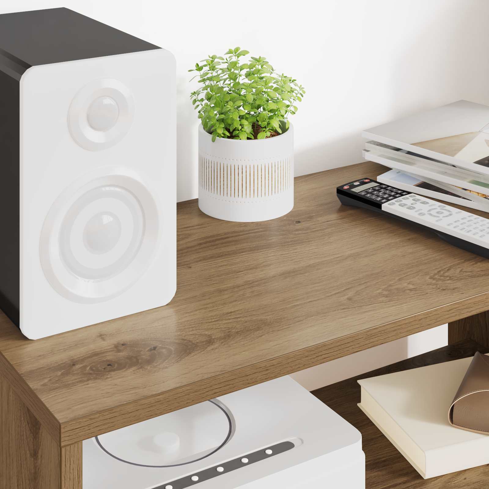 TV omarica Umetni hrast 60 x 30 x 40 cm Konstruiran les - slika 4