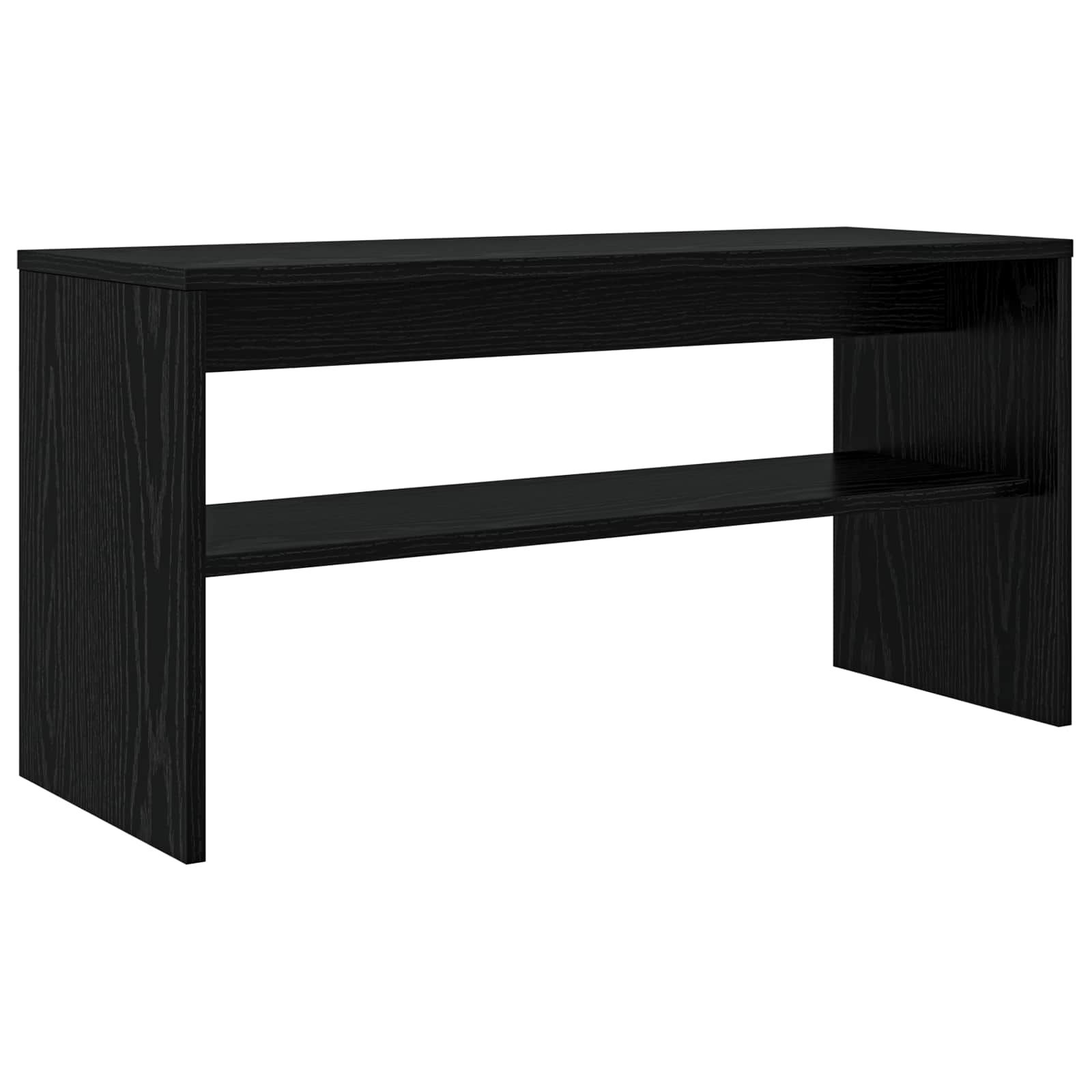 VidaXL Tv Kast Zwart Eiken 80 X 30 X 40 Cm Bewerkt Hout