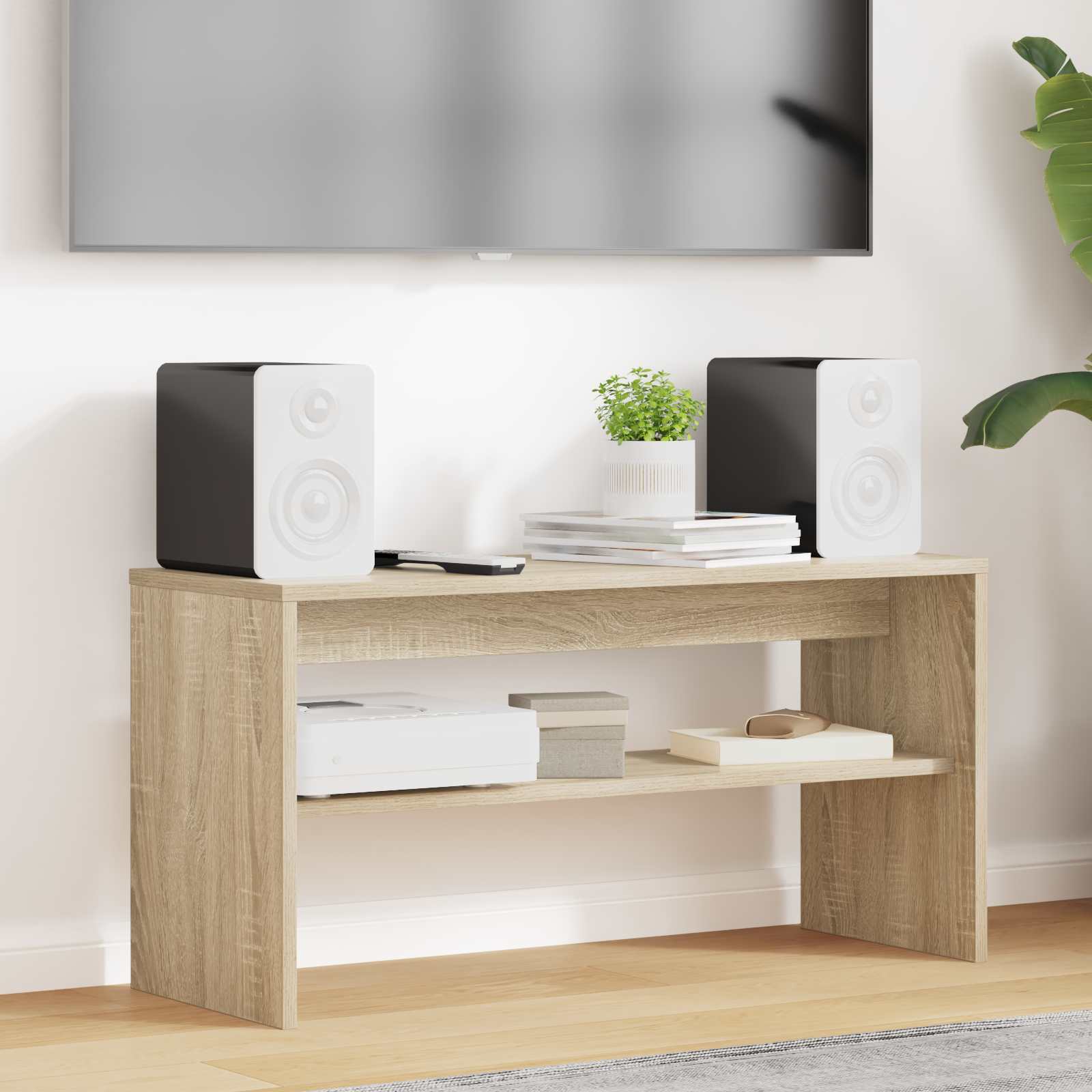 vidaXL Cabinet TV Stejar Sonoma 80 x 30 x 40 cm Lemn compozit