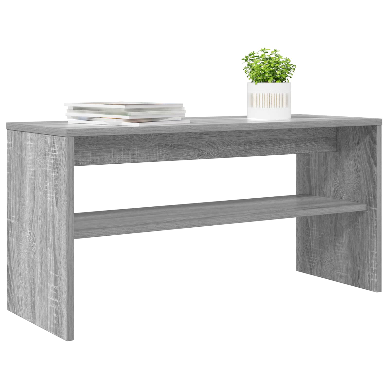 vidaXL TV-kast Grijs Sonoma 80 x 30 x 40 cm Bewerkt hout