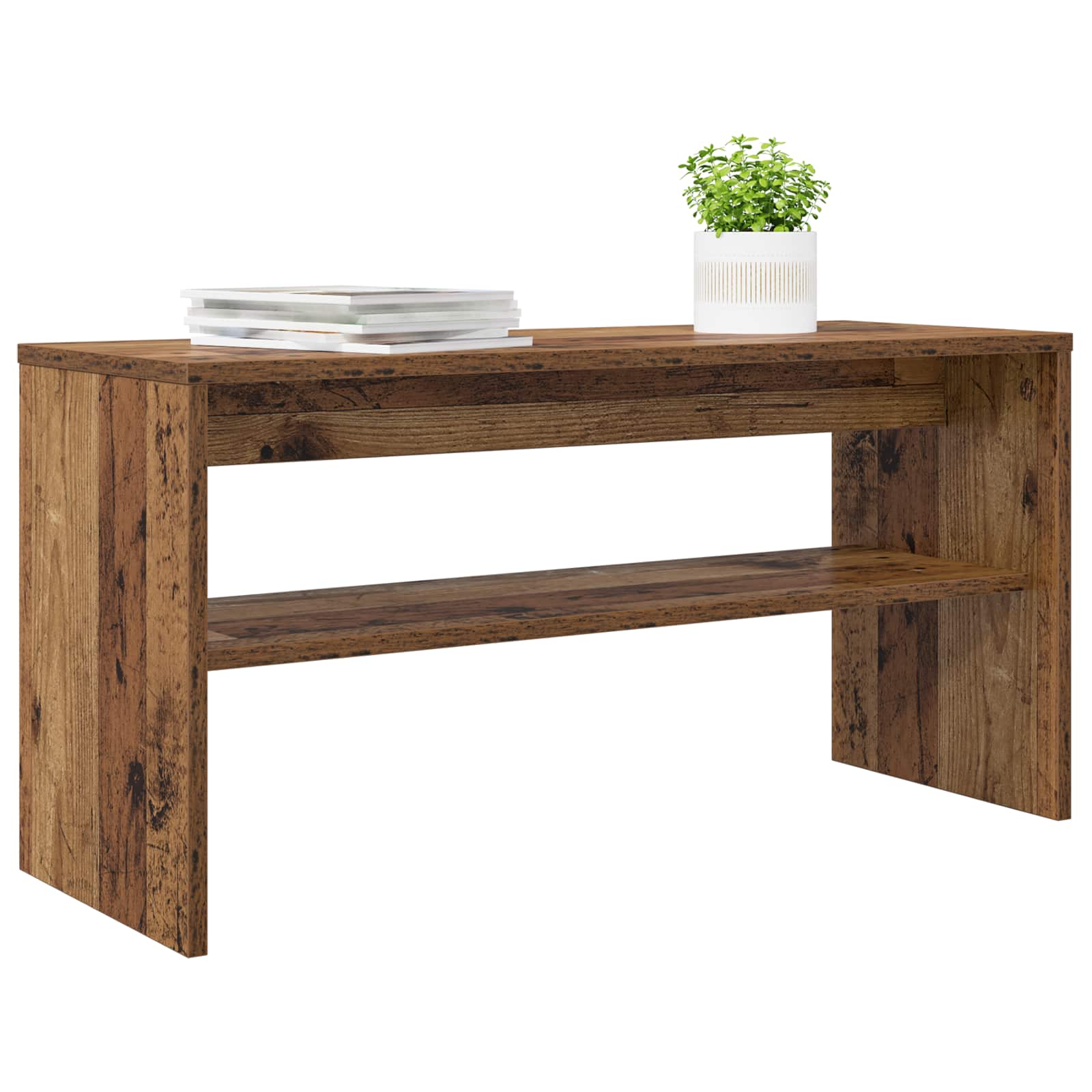 vidaXL TV-kast Oudhout 80 x 30 x 40 cm Bewerkt hout