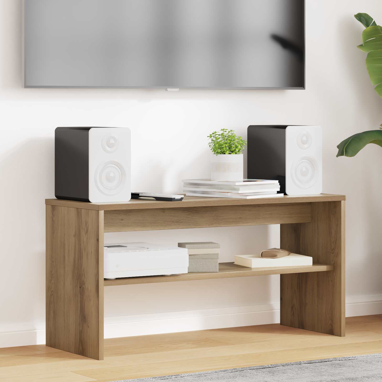 TV omarica Umetni hrast 80 x 30 x 40 cm Konstruiran les