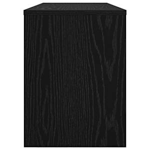 Televizní skříň Černý dub 100 x 30 x 40 cm kompozitní dřevo - obrázek 6