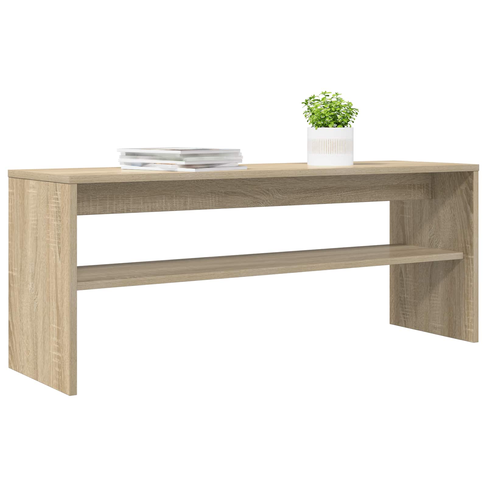 vidaXL TV-kast Sonoma Eiken 100 x 30 x 40 cm Bewerkt hout