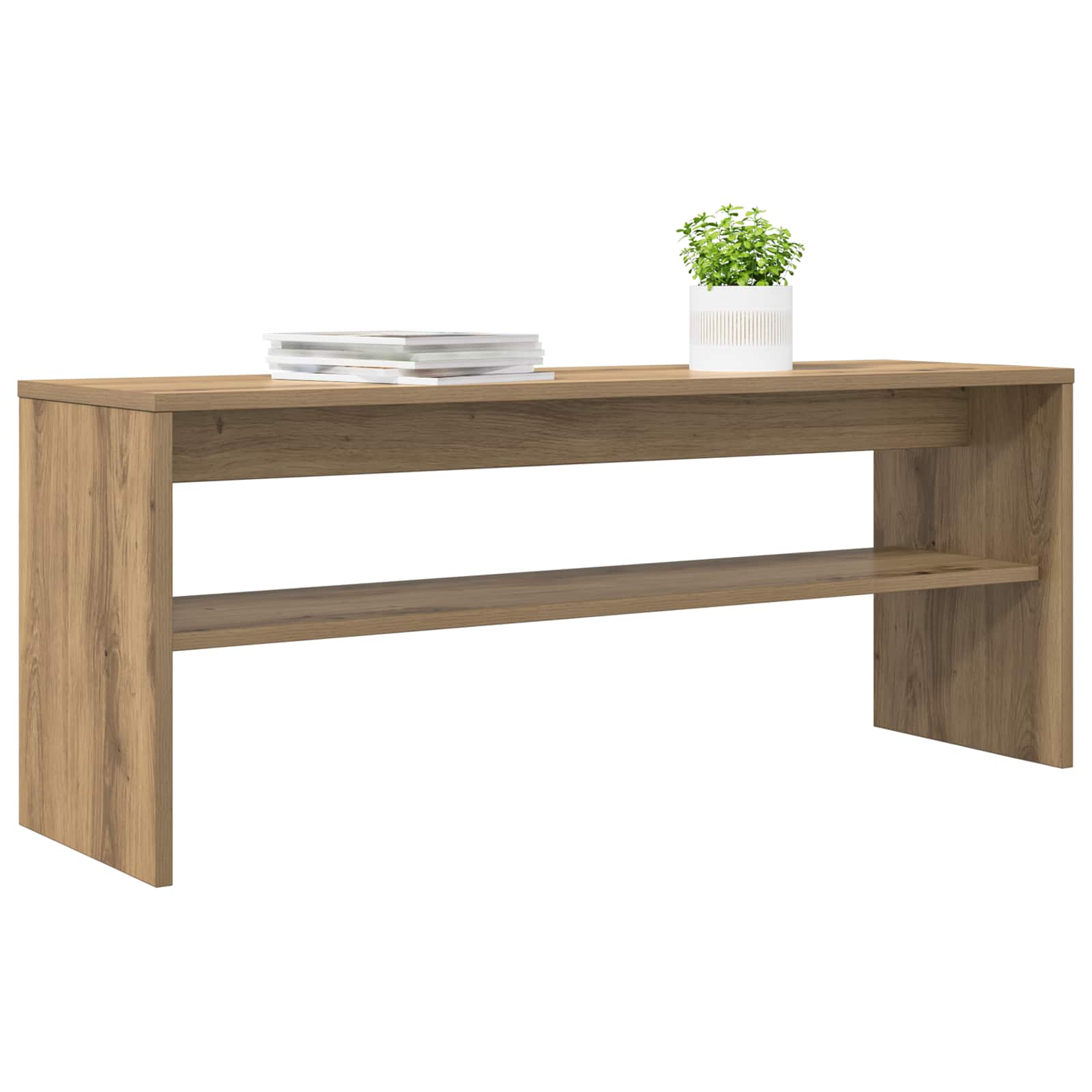 vidaXL TV-kast Artisan Eiken 100 x 30 x 40 cm Bewerkt hout