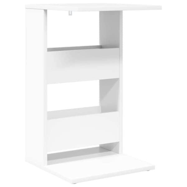 vidaXL K&uuml;lglaud Valge 40 x 35 x 60,5 cm Tehispuit