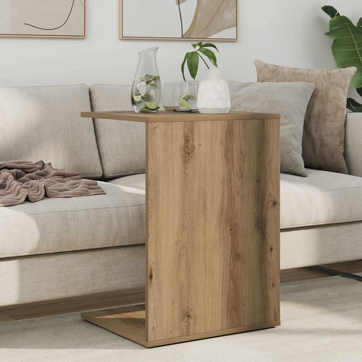 Sidebord 45 x 40 x 62,5 cm Konstrueret træ - Billede 4