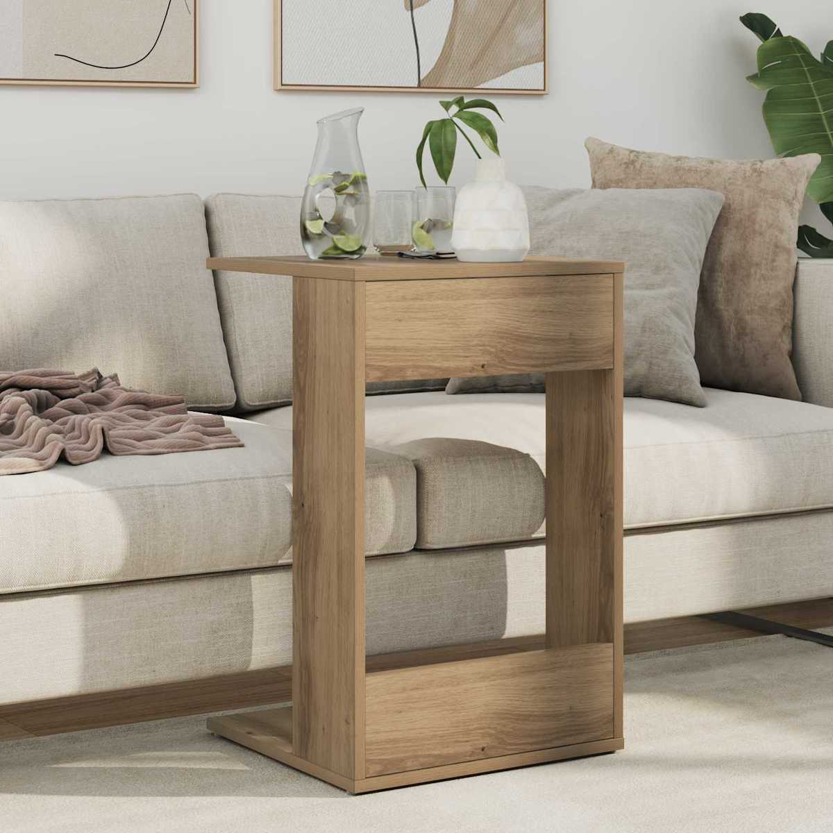 Sidebord 40 x 38 x 62,5 cm Konstrueret træ - Billede 4