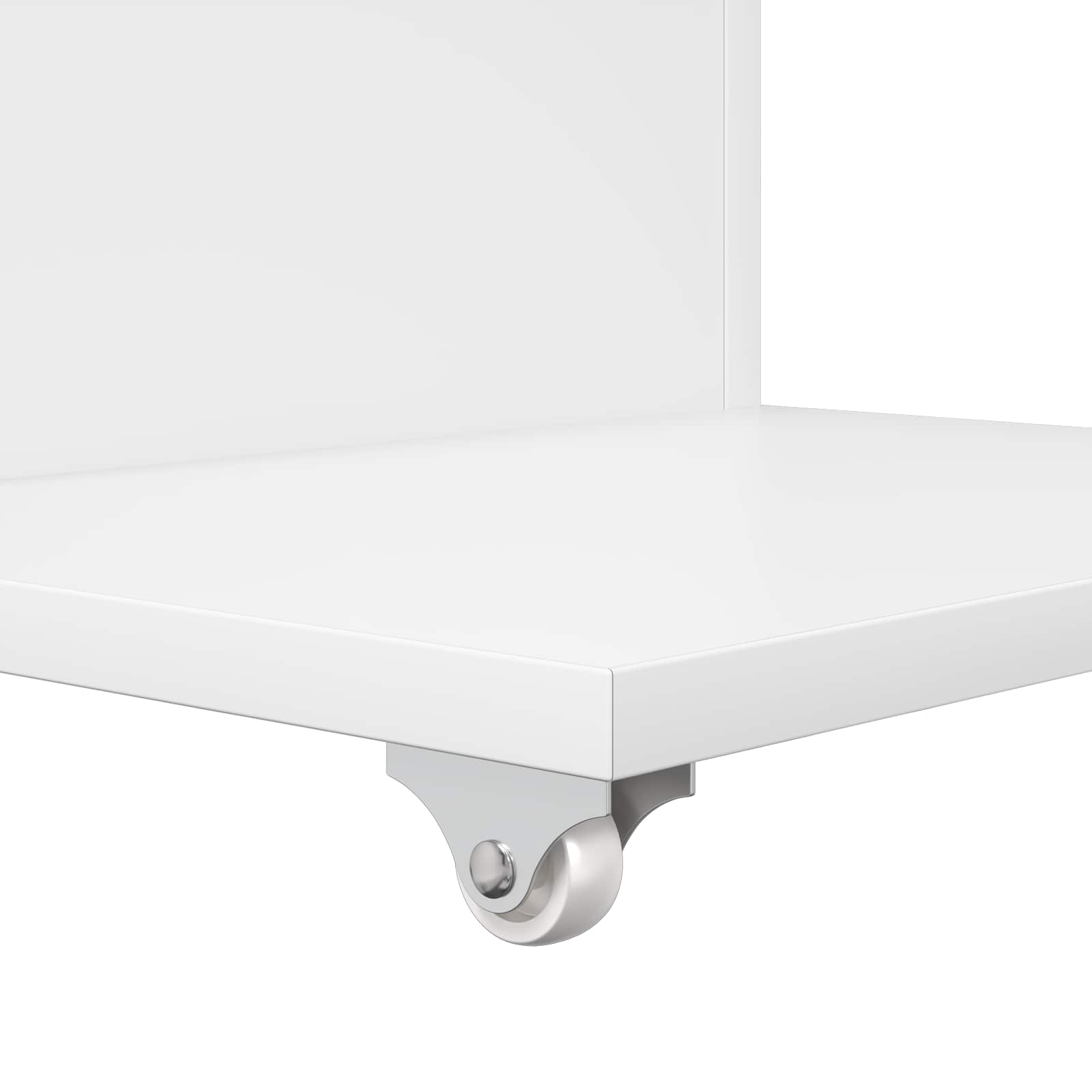 Bijzettafel met wiel Wit 40 x 35 x 60 cm Bewerkt hout | luizaXL | Dé meubelwinkel voor elk interieur Bijzettafel met wiel Wit 40 x 35 x 60 cm Bewerkt hout - Afbeelding 8