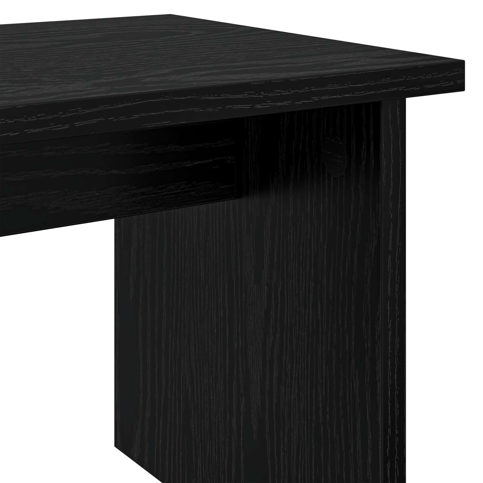 Omara za čevlje s polico 2 pcs Črna Orehovina Konstruiran les - slika 12