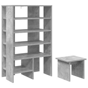 vidaXL Kinga kapp 2 tk 62 x 35 x 100 cm Tehispuit Betoonhall