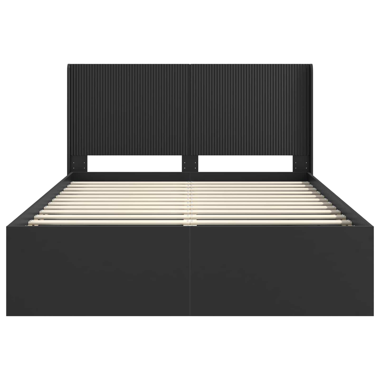 Sängynrunko säilytyksellä ja päänäytöllä Musta 4FT Small Double - Image 5