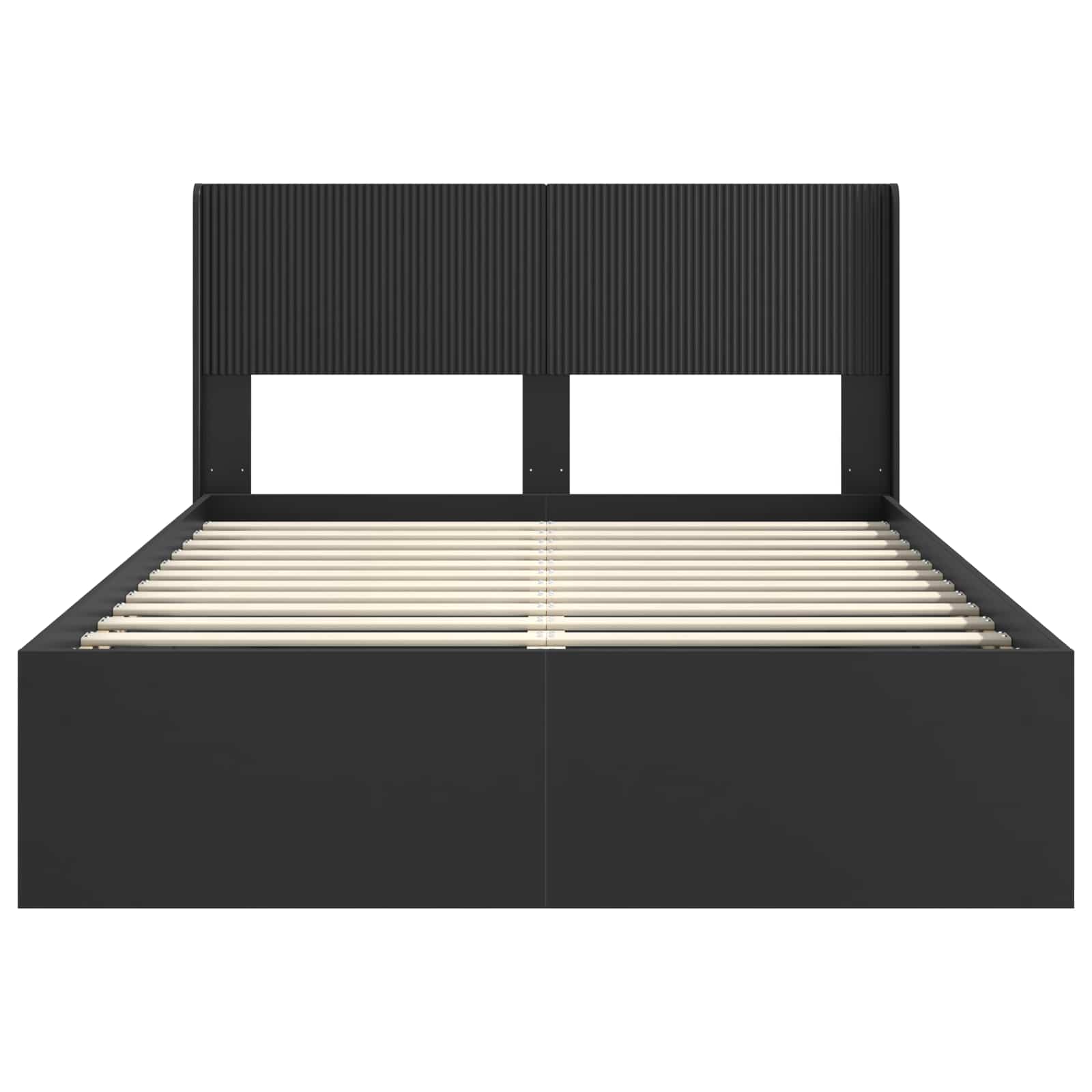 Sängynrunko säilytyksellä ja päänäytöllä Musta 4FT Small Double - Image 5