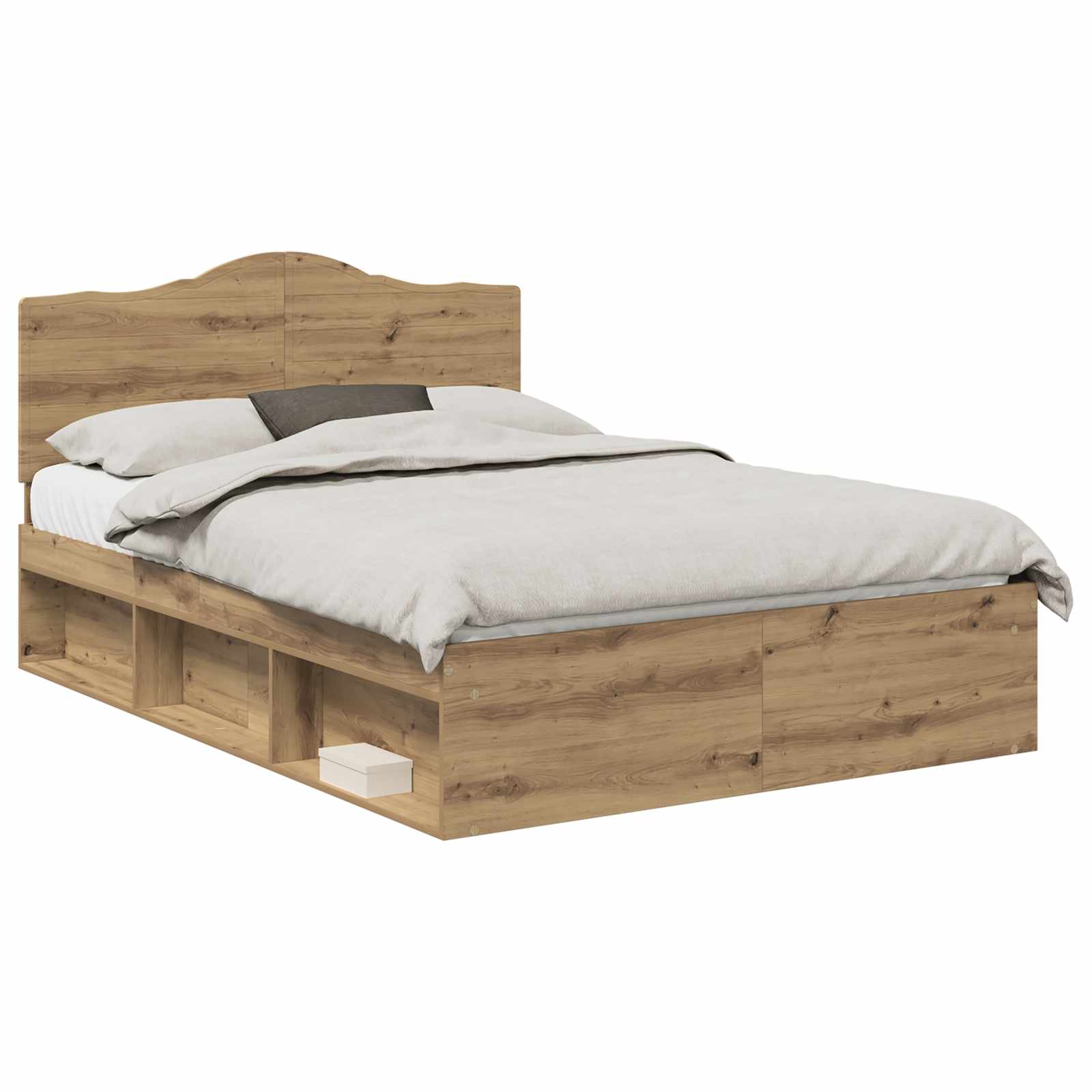 Sengestamme Kunstnerisk Eik 160 x 200 cm Massiv furu - Bilde 2