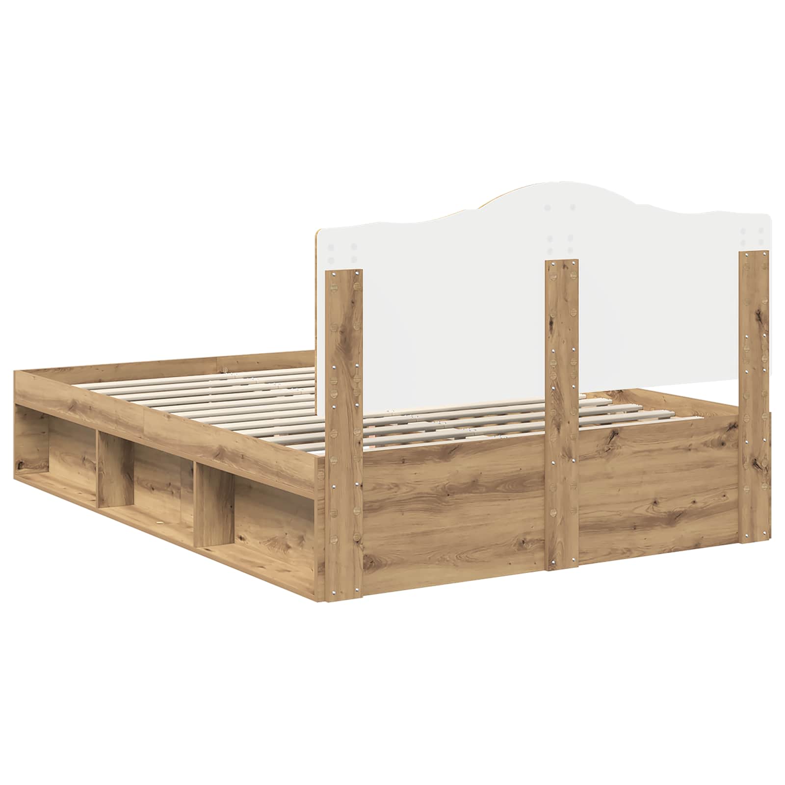 Sengestamme Kunstnerisk Eik 160 x 200 cm Massiv furu - Bilde 9