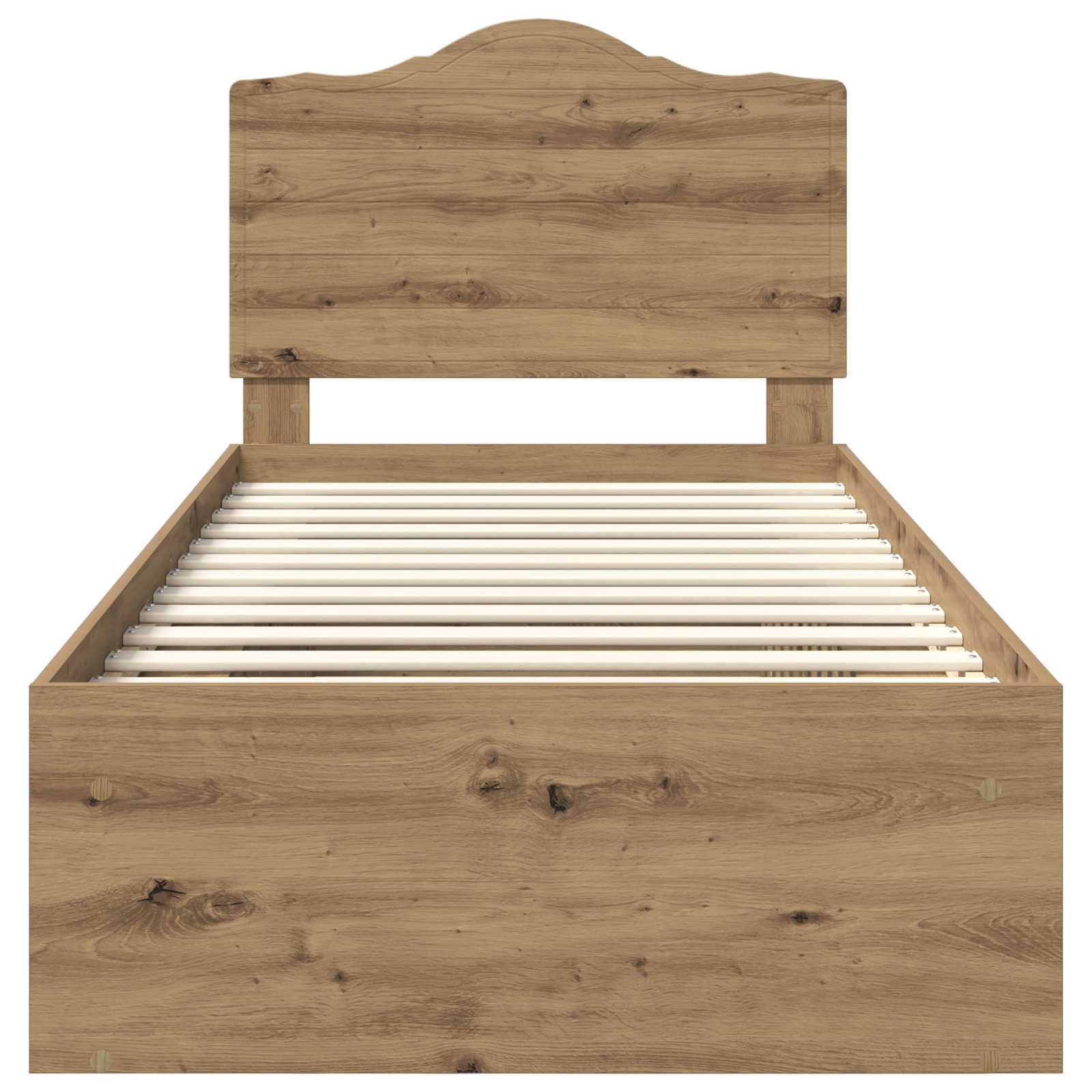 Voodi raam peaga Artisani tamme 100 x 200 cm Tahke mänd 7 Kõik vajalik sinu aeda ja koju! Voodi raam peaga Artisani tamme 100 x 200 cm Tahke mänd - Image 7