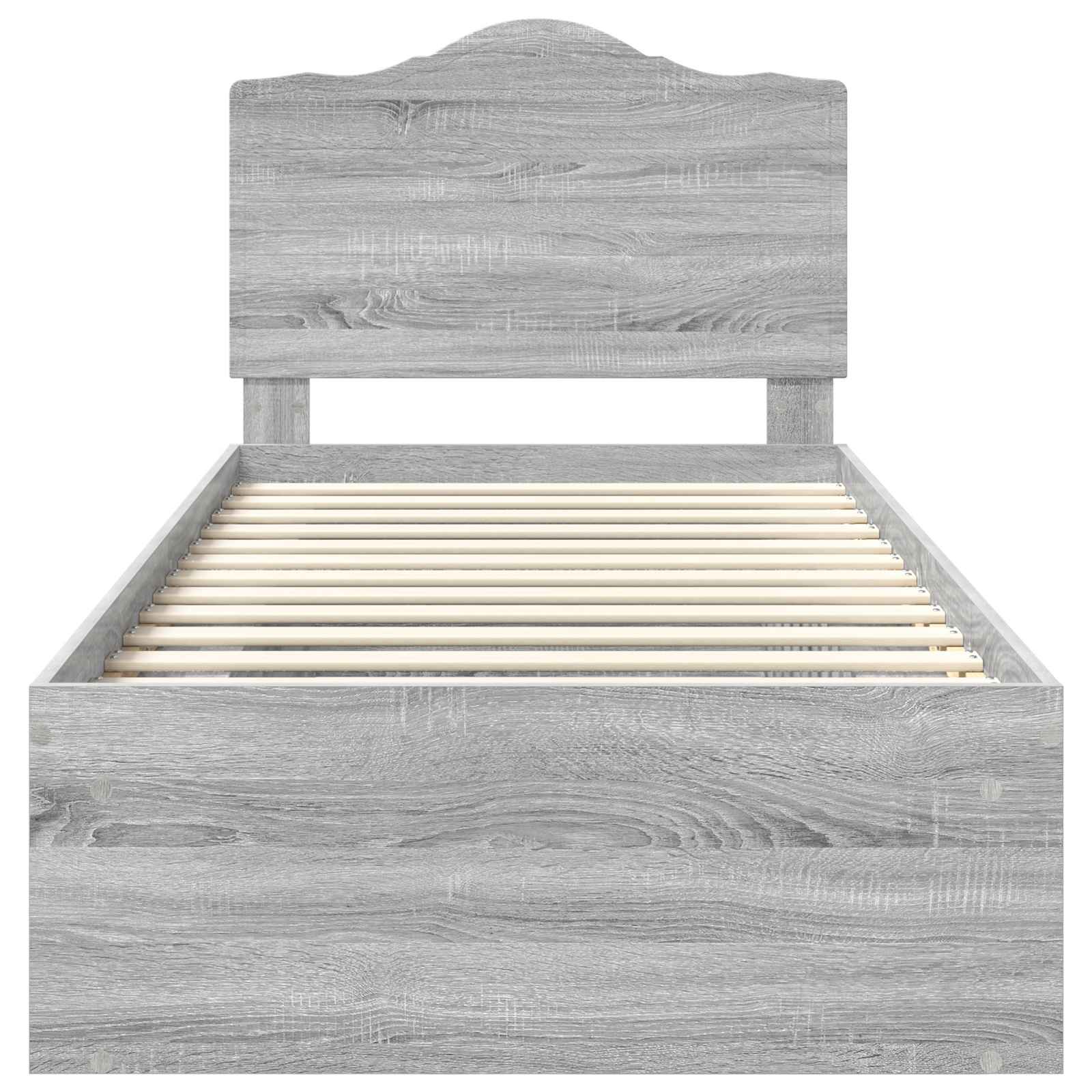 Bedframe Grijs Sonoma 90 x 200 cm Massief grenenhout image 7