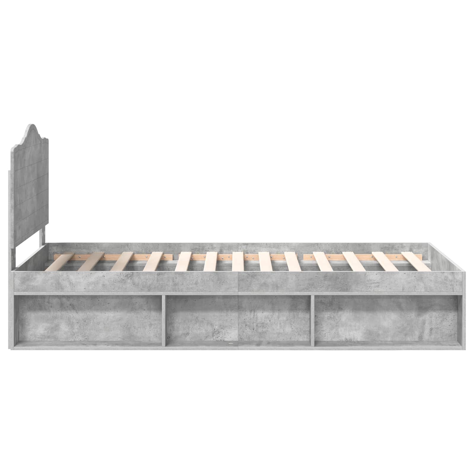 Bedframe Concerte Grijs 90 x 190 cm Massief grenenhout image 8