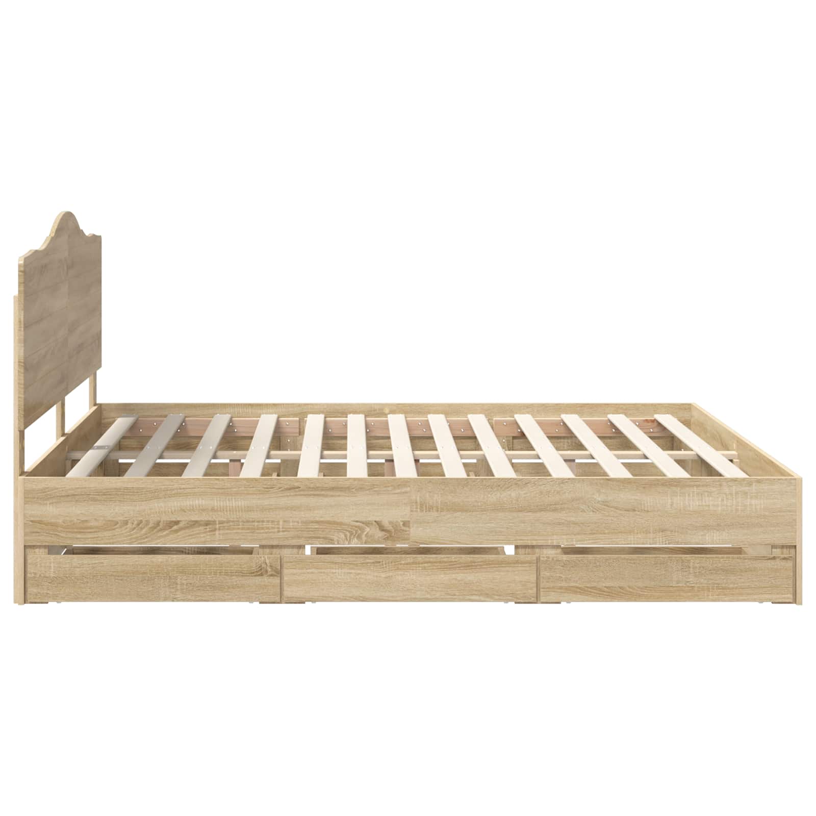 Voodi raam sahtliga peaga Sonoma tamm 180 x 200 cm Inseneripuit 9 Kõik vajalik sinu aeda ja koju! Voodi raam sahtliga peaga Sonoma tamm 180 x 200 cm Inseneripuit - Image 9