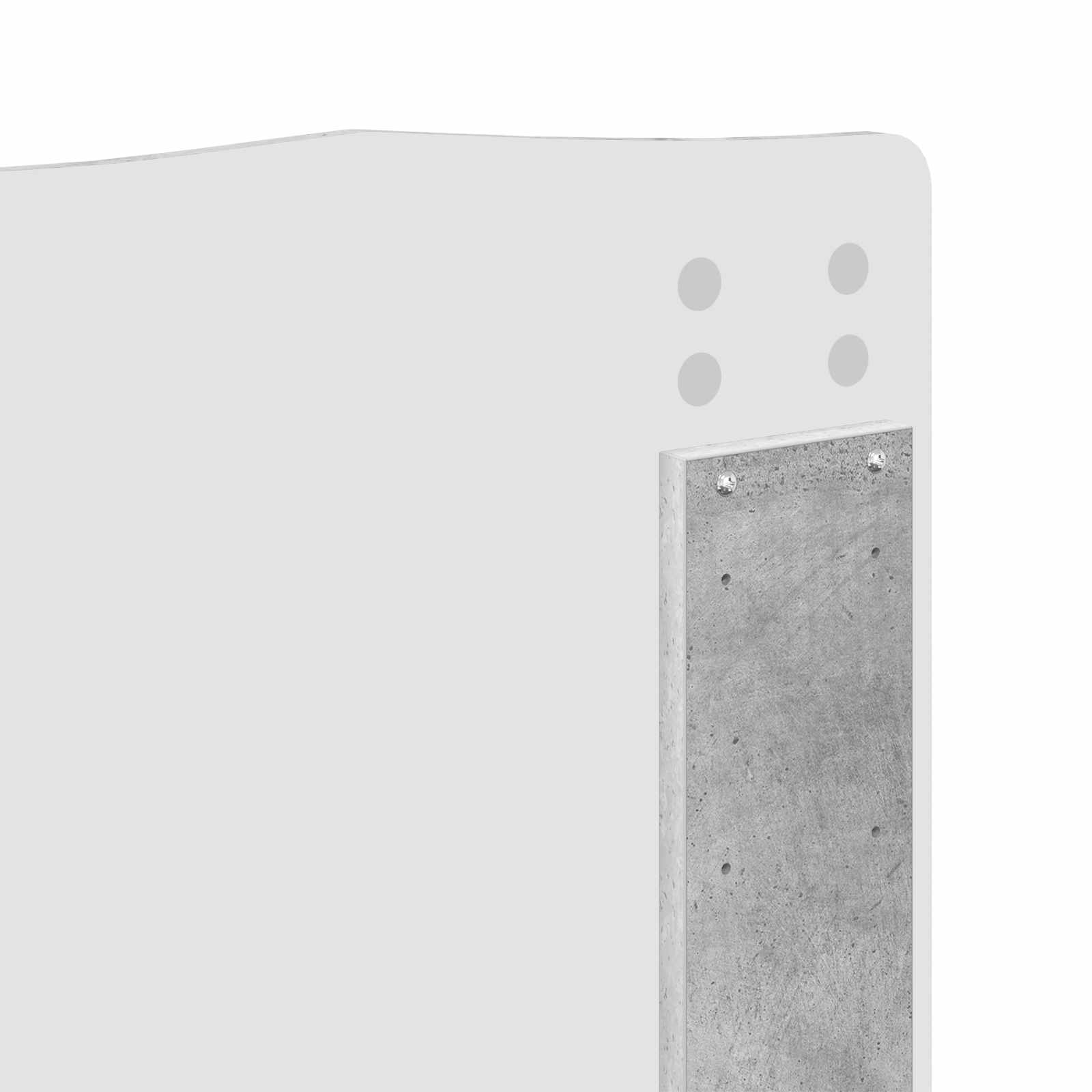 Konstrukcija postelje s predalom Betonsko siva 180 x 200 cm - slika 12