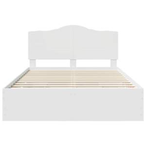 Rám postele se zásuvkou Bílá 140 x 200 cm Inženýrské dřevo - obrázek 8