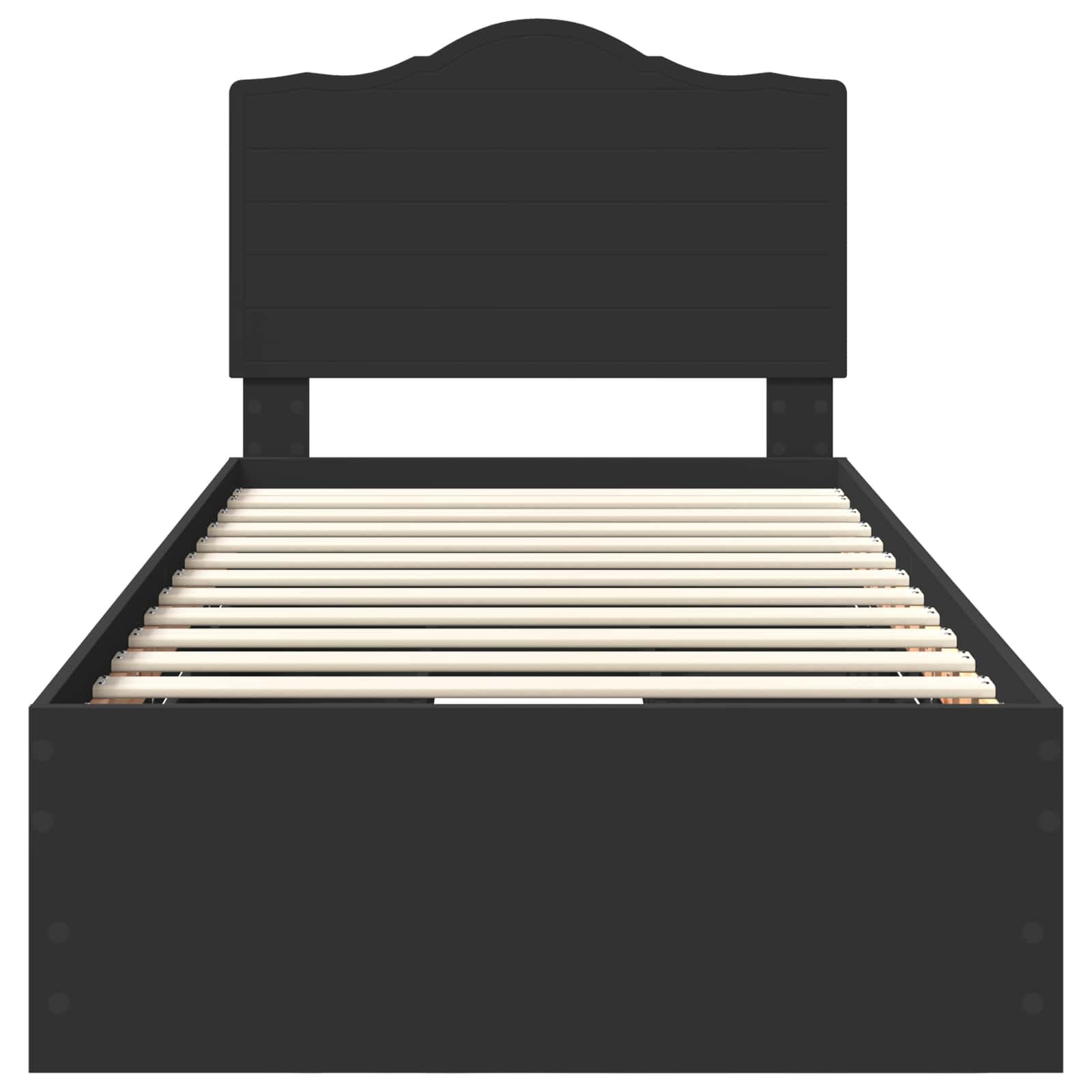 Voodi raam sahtliga peaga Must 100 x 200 cm Inseneripuit 6 Kõik vajalik sinu aeda ja koju! Voodi raam sahtliga peaga Must 100 x 200 cm Inseneripuit - Image 6