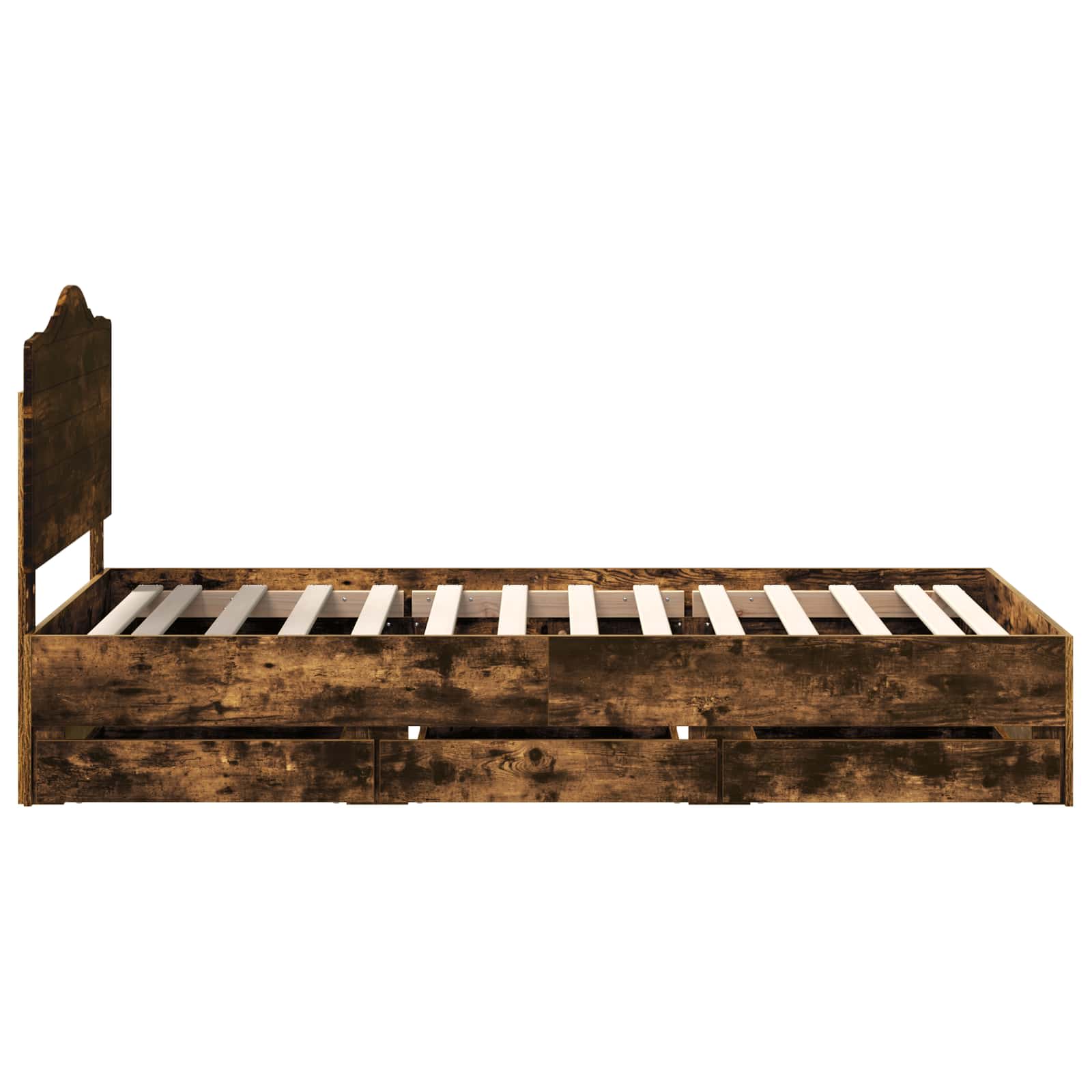 Voodi raam sahtliga Suitsetatud tamm 90 x 200 cm Inseneripuit 124 Kõik vajalik sinu aeda ja koju! Voodi raam sahtliga Suitsetatud tamm 90 x 200 cm Inseneripuit - Image 9