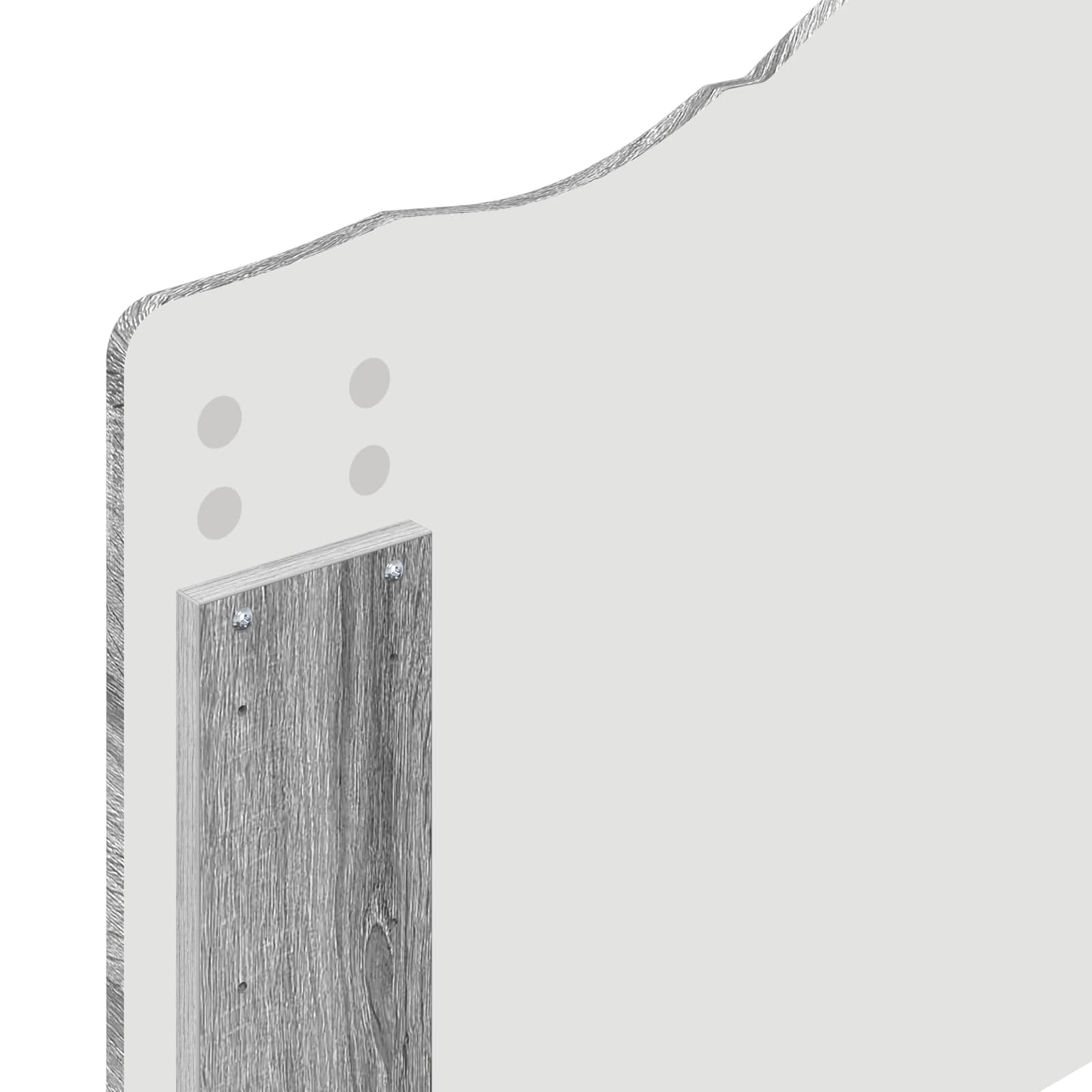 Konstrukcija postelje Siva Sonoma 90 x 200 cm Inženirsko leseno - slika 12