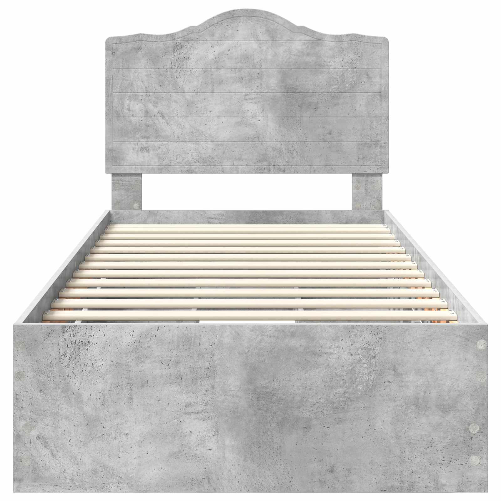 Voodi raam sahtliga peaga Betoonhall 75 x 190 cm Inseneripuit 123 Kõik vajalik sinu aeda ja koju! Voodi raam sahtliga peaga Betoonhall 75 x 190 cm Inseneripuit - Image 8