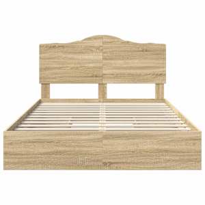 Postel s úložným prostorem s čelo Sonoma dub 140 x 190 cm - obrázek 8