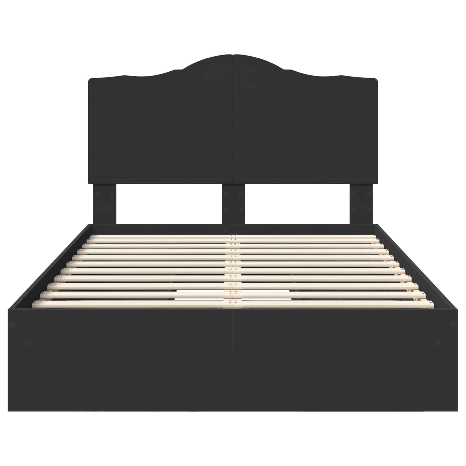 Laos voodi peaga sahtliga Must 120 x 200 cm Tehispuit 8 Kõik vajalik sinu aeda ja koju! Laos voodi peaga sahtliga Must 120 x 200 cm Tehispuit - Image 8