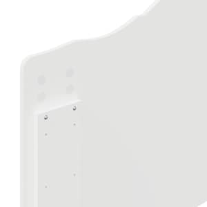 Postel s úložným prostorem Bílá 90 x 200 cm kompozitní dřevo - obrázek 12