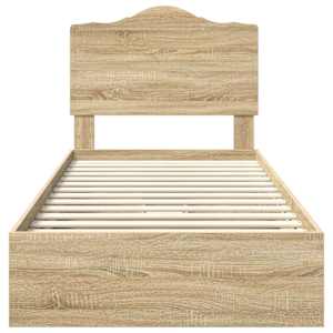 Postel s úložným prostorem s čelo Sonoma dub 75 x 190 cm - obrázek 8