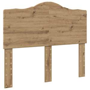 Rám postele s čelo Artisanový dub 135 x 190 cm kompozitní dřevo - obrázek 7